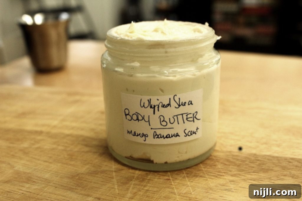 Homemade Shea Silk Cream 3 DIY Whipped Shea Body Butter