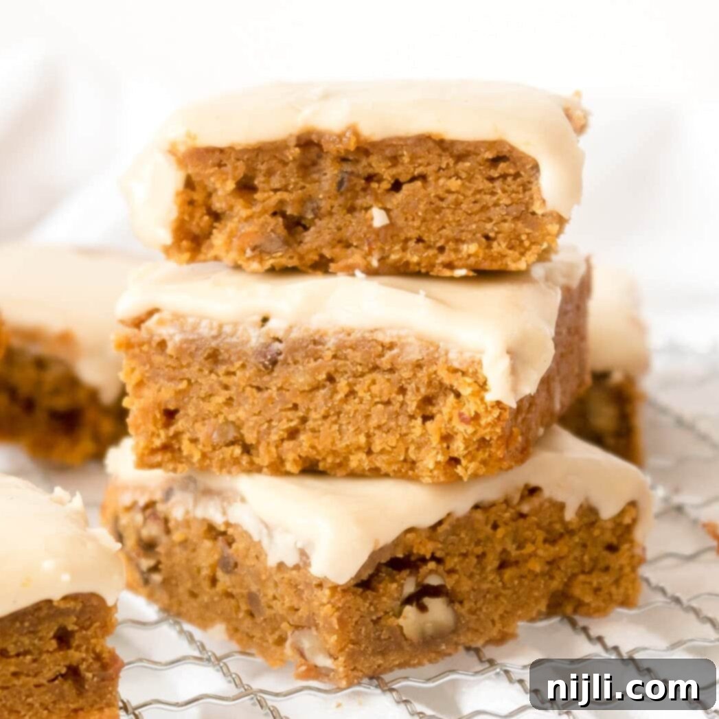 Spiced Pumpkin Blondies with Apple Cider Drizzle 2 Easy Pumpkin Blondies Recipe with Toasted Pecan and Apple Cider Glaze | Chenée Today