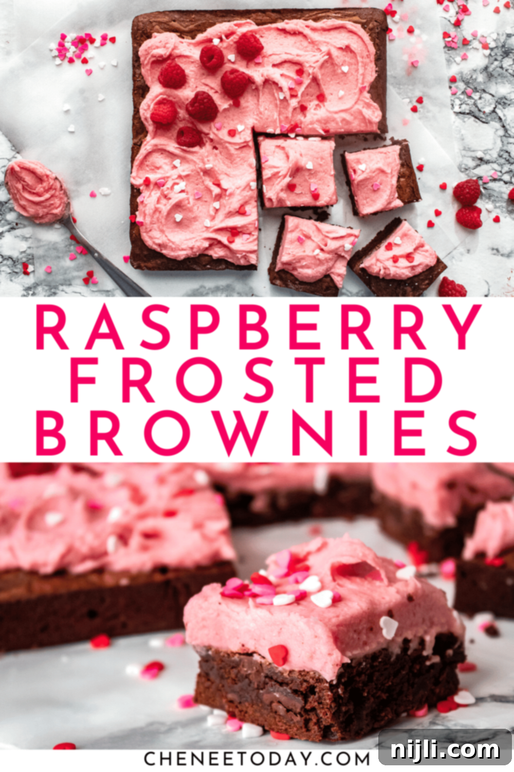 Fudgy Raspberry Chocolate Brownies 9 Raspberry Chocolate Brownies | Chenée Today