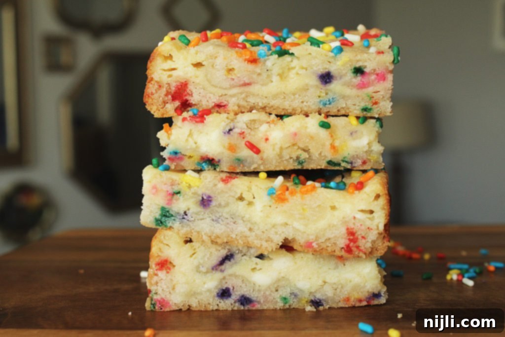 Confetti Popcorn 4 Funfetti Cookie Cheesecake Bars