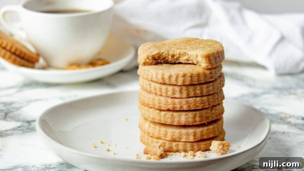 Homemade Vanilla Extract from Scratch 4 brown sugar shortbread cookies on a plate