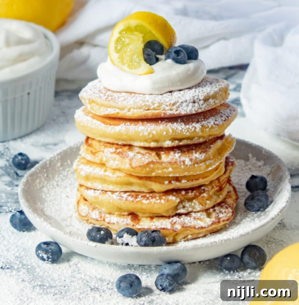 Summer's Sweetest Recipes 4 Lemon Ricotta Pancakes