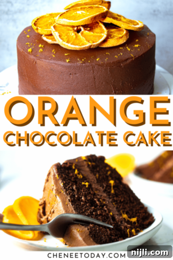 Zesty Chocolate Orange Sensation 8 Chocolate Orange Cake Recipe - Easy Layer Cake with Rich Chocolate and Citrus Flavor! | Chenée Today