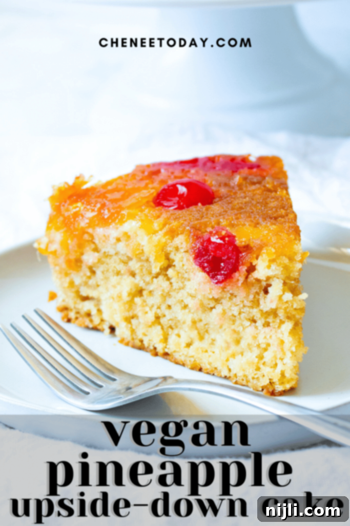 vegan pineapple upside down cake