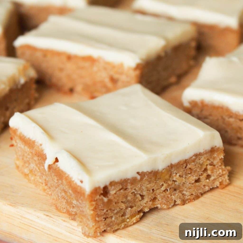Transform Your Cooking: The Ultimate Guide to Browned Butter and Its Recipes 6 banana blondies on a cutting board