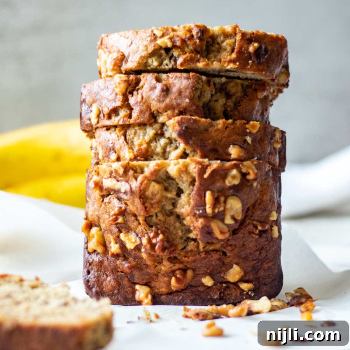 Plant-Based Banana Bliss 9 Stack of Dairy Free Banana Bread