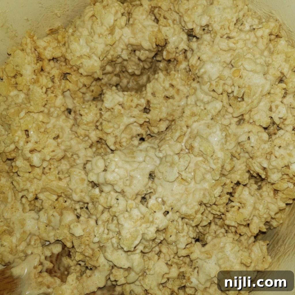 Gourmet Rice Krispie Treats with Brown Butter and White Chocolate Ganache 8 brown butter Rice Krispie treats