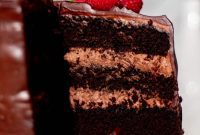 Velvet Chocolate Mousse Cake