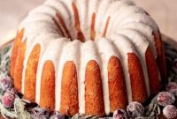 Decadent Eggnog Pound Cake